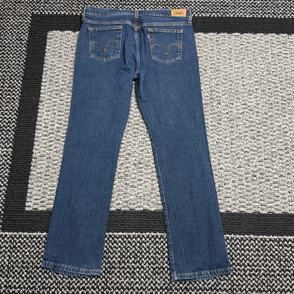 Levi’s 505 Jeans Women’s 12 Straight Leg Mid Rise Denim Casual Classic Retro Y2K - Picture 2 of 5